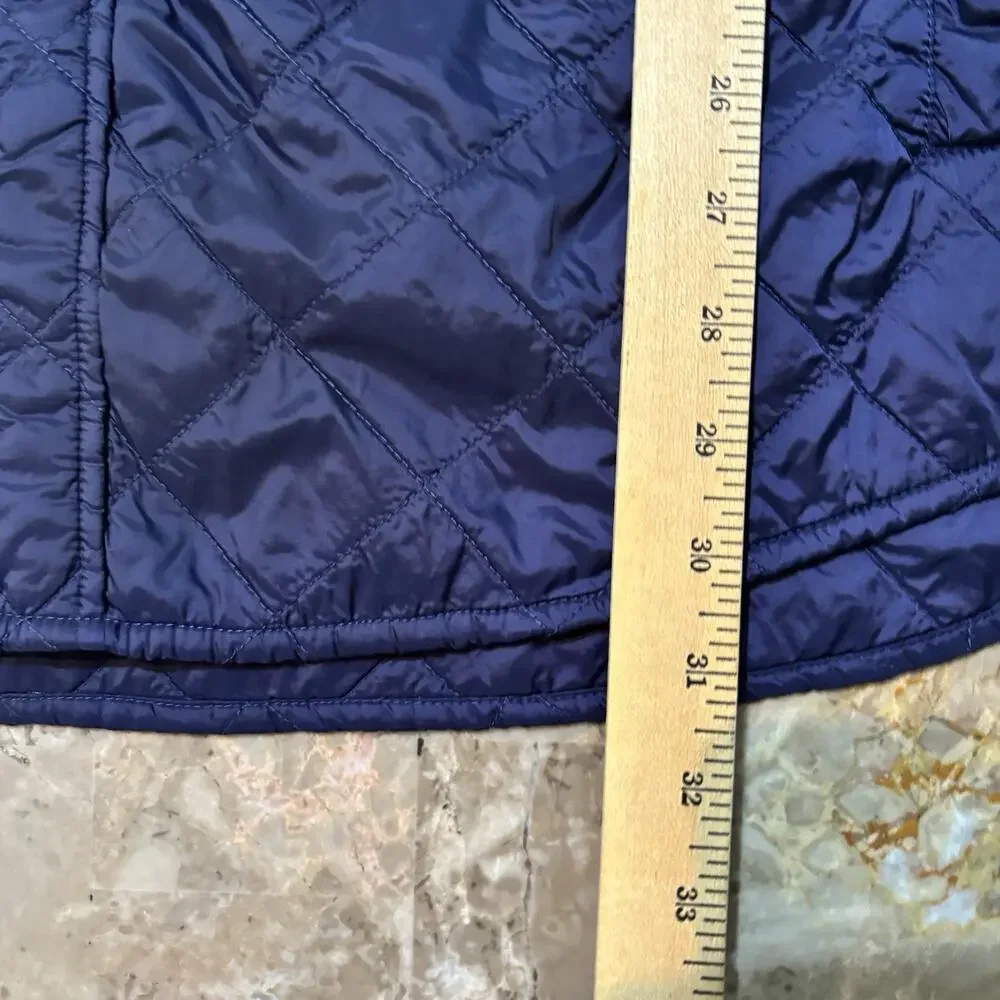 Criquet Quilted Shacket Mens XL Blue Pearl Snap Long Sleeve Golf Western NEW - Picture 7 of 10